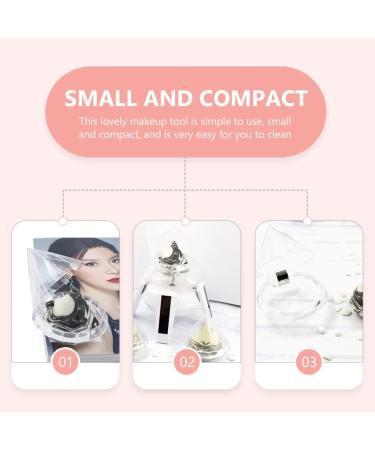 Angoily 2 Sets Sponge Girl Makeup Tools Dry Makeup Brush Cleaner Cosmetic Powder Puff Skin Care Sponge Foundation Makeup Puffs Mosan Make up Hydrophilic Polyurethane Miss - Buy Online on GoSupps.com