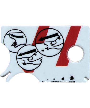Portable Tick Remover Card with Magnifier Wallet-Sized Tick Removal Tool Pets Lice Catcher Tool Compact-Size Hiking Tick Remover Tick Bite Prevention Tool Identification Card Pets Lice - Buy Online on GoSupps.com