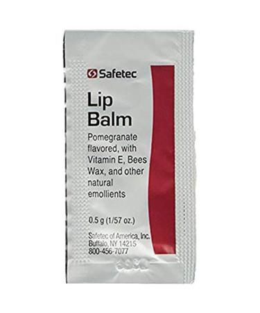 Safetec 15989 Lip Balm.5 g Packets Box of 144