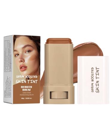 EONFAVE Foundation stick for foundation serum boosted skin tint full coverage foundation solid moisturizing concealer light and nongreasy natural matte makeup finish 03Brown