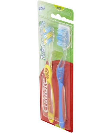 Colgate Twister Fresh Toothbrush Twin Pack (Medium) - Buy Online | Fast International Shipping - Buy Online on GoSupps.com