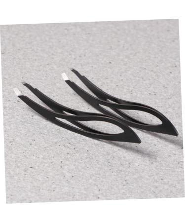 Beatifufu 4-Piece Eyebrow Tweezers Kit - Professional Hair Removal Tools for Men | Best Black Tweezers Set - Buy Online on GoSupps.com