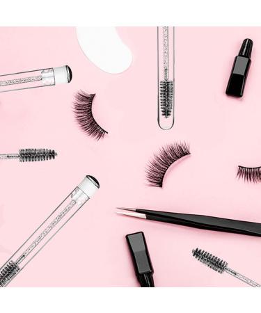 Disposable Mascara Brushes Tubes Set - 20 Pieces Empty Tubes with Eyelash Brushes for Extension - Diamond Black - Buy Online on GoSupps.com