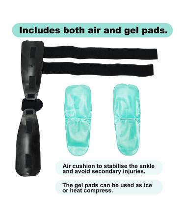Buy Air Gel Ankle Brace Stirrup Splint for Sprains & Tendonitis Cold Compress & International Shipping Available - Buy Online on GoSupps.com