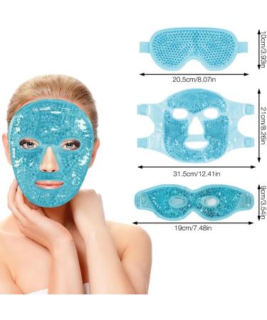ZOYDP ZOYDP 3 PCS Cooling Eye Mask & Cooling Face Mask Reusable Ice Face Mask Cooling Gel Eye Mask Cold Eye Mask Ice Eye Mask for Puffy Eye Face Puffiness Migraine Dark Circles - Buy Online on GoSupps.com