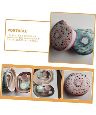 PartyKindom Lens Holder: 2 Sets Contact Lens Case with Mirror & Film - Travel-Friendly Plastic Tool - Buy Online on GoSupps.com