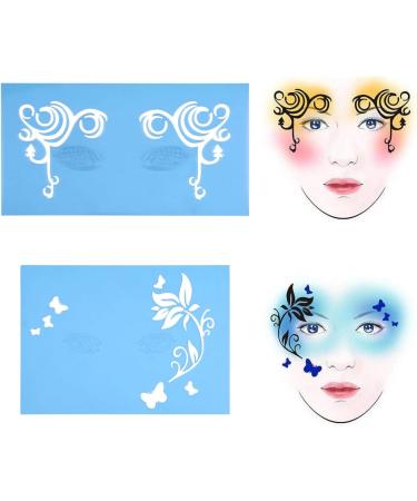 Taylor Face Painting Templates - 7 Reusable Styles for Floral Body Art - Buy Online on GoSupps.com
