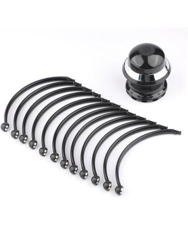 Frcolor 1stk Electric Scalp Massager & Hair Brush for Women | Hair Washing & Relaxation | 17.6x13.7 Black - Buy Online on GoSupps.com