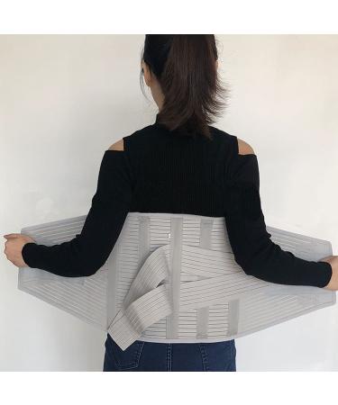 Extra-Wide Back Brace for Lower Back Pain Relief | Lightweight Lumbar Support Belt for Men & Women | X-Large Gray - Ideal for Daily Activities - Buy Online on GoSupps.com