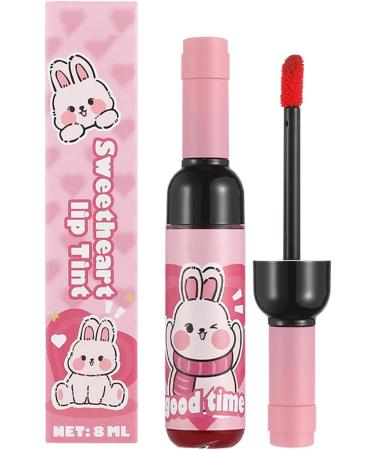 SVCEQZE Wine Red Lip Stain Lip Gloss Matte Lip Gloss Long Lasting Water Resistant Lip Tint for Women and Girls 03 C - Buy Online on GoSupps.com