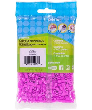 Perler 80-15257 Bulk Pink Fuchsia Fuse Beads - 1000pcs for Craft Activities - Buy Online on GoSupps.com