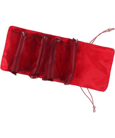 Verdant Touch 4 in 1 Detachable Hanging Makeup Organizer - Multifunctional and Portable - Hanging Makeup Organizer for Shower Red - Buy Online on GoSupps.com