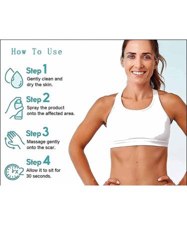 ssq Advanced Scar Spray - Medical Grade Treatment for Acne Scars & Dark Spots - Buy Online on GoSupps.com