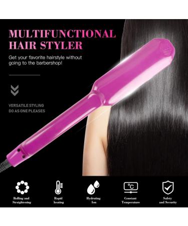 NAVESO Hair Crimping Iron with Wide Plates and 5 Heat Settings - Volumizing Styling Tool for Fluffy Hairstyles and Corn Perms - Buy Online on GoSupps.com