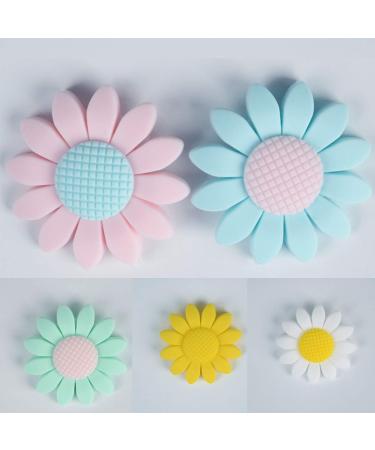 24pcs Silicone Sunflower & Animal Flower Beads for DIY Necklace Pendant - Mom Beading Accessories - Buy Online on GoSupps.com