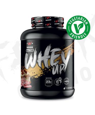 TWP Nutrition Platinum Series All The Whey Up Protein Powder Shake 23g Whey Protein Low Fat Low Carbs 2.1kg/900g & 70/30 Servings Vegetarian Friendly (2.1kg Sticky Bistoffee Cheesecake) Sticky Bistoffee Cheesecake 2.1kg - Buy Online on GoSupps.com