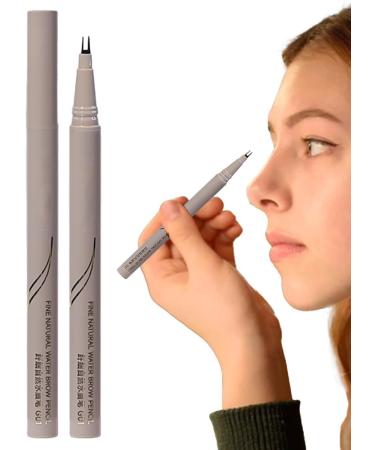 Double Tip Eye Lash Pencil - Ultra Fine Eyeliner | Smudge Proof Long Lasting Eye Makeup Liquid Eyeliner Ultra Fine Smooth Waterproof Eyeliner for Women Girls Eye Makeup Haoying Dark Brown - Buy Online on GoSupps.com
