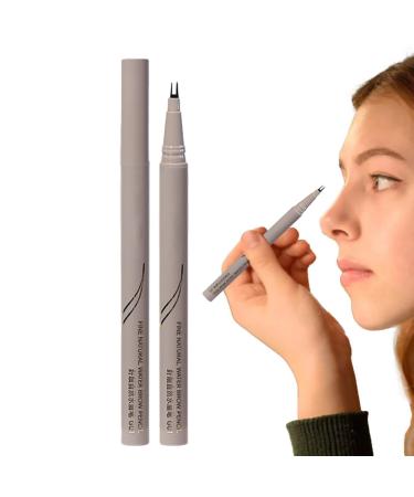Eyeliner Pencil Liquid | Double Tip Liquid Eye Liners for Women Longwearing Eye Pencil Smudge Proof Liquid Eyeliner Liquid Eyebrow Pencil for Lower Eyelash Area Hersil Dark Brown