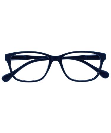 UV reader navy blau Easy short -sightedness long -distance glasses designer style men women with case UVMR027 -1.00 -1.00 dioptria (1 Pack) single