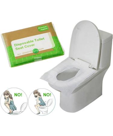 Flushable Seat Covers Comfortable Portable Toilet Paper Seats - Lightweight Paper Toilet Liners Flushable Wood Pulp Paper for Bars Hospitals Hotels Train Stations Ibuger - Buy Online on GoSupps.com
