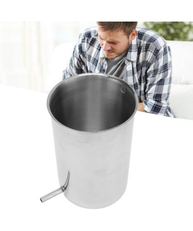 Tyenaza Stainless Steel Inlet Bucket 1000ml | Durable 304 Stainless Steel | Large Capacity Water-Damp Cleaning Tool - Buy Online on GoSupps.com