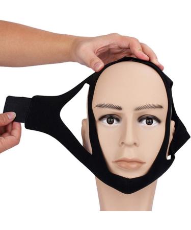 Anti Snoring Chin Strap - Effective Stop Snoring Device for Men and Women - Breathable & Adjustable - Snore Reduction Solution - Better Sleep - Black - Buy Online on GoSupps.com