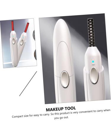 1 Set Eyelash Curler Eyelash Tool Electric Eyelash Curling Tool Beauty Tool Heated Eyelash Brush Eyelash Clipper Eyelash Holder Heated Curler Abs White USB Curl Artifact - Buy Online on GoSupps.com