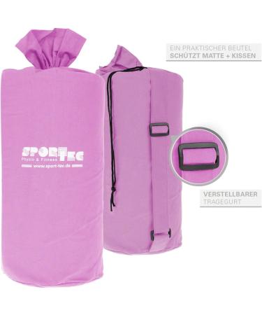 Sport-Tec Acupressure Set: Premium Acupressure Mat & Pillow in Pink - Enhance Relaxation & Wellness - Buy Online on GoSupps.com