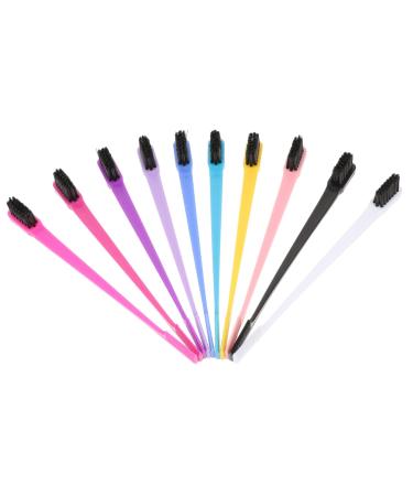 POPETPOP 10pcs Eyebrow Brush Beauty Tool Eyelash Shaper Brow Lash Shaper Eye Lash Comb Pro Tools The Brow Brush Mascara Comb for Separating Lashes Edge Brush Lash Tool Makeup Brush Abs Hair