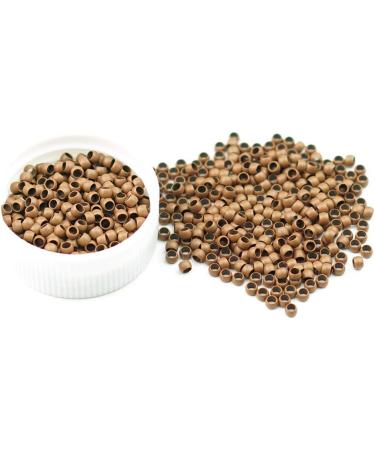 500pcs Nano Rings Copper Micro Beads for Nano Extensions - Light Brown 3mm #11 (Pack of 1) - Buy Online on GoSupps.com