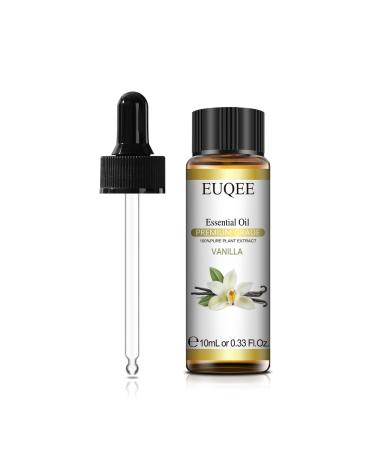 Vanilla Essential Oil (0.33 oz/10 ml) Pure Vanilla Oil Premium Essential Oils with Glass Dropper Great for Humidifier Diffusers Aromatherapy Candle Making Classic-18