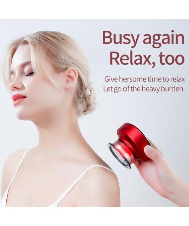 Smart Red Light Electrical Cupping Set - 2PCs Massage Therapy Device with 12 Corridors for Neck Relief | International Shipping - Buy Online on GoSupps.com
