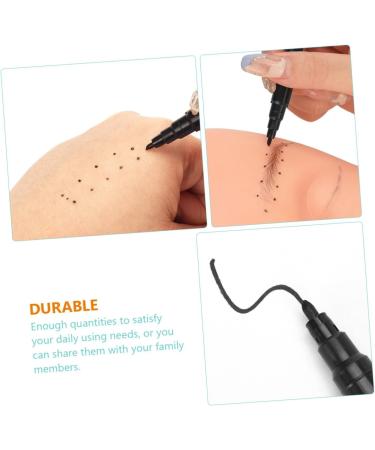 NOLITOY Cosmetic Liner 30 pcs Eyebrow Oil Mapping Tattoos Makeup Waterproof Marking Marker Eye Water-resistant Fine Tools - Buy Online on GoSupps.com