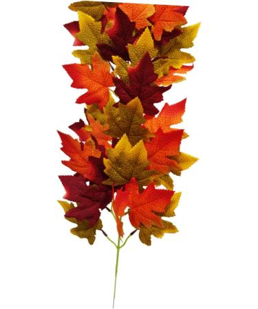 Zerodeko 2 Pcs Simulated Maple Leaf Rattan Pine Cones Hanging Vine Silk Flower - Buy Online on GoSupps.com