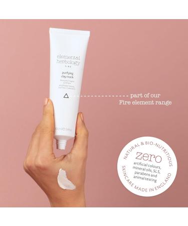 Elemental Herbology Purifying Clay Mask 100ml - Deep Cleansing Face Mask for Oily Skin - Clarifying Clay Mask to Purify and Refine - Buy Online on GoSupps.com