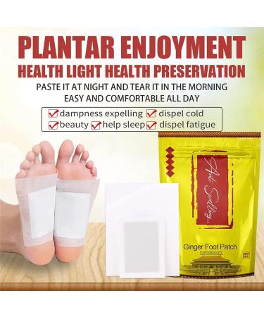 Anti Swelling Ginger Foot Patch - Herbal Detox Pads for Sleep & Fitness (30PCS) | Organic Ginger Foot Patches for Detoxification - Buy Online on GoSupps.com