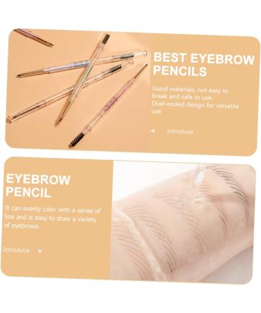 HAPINARY 5pcs Eyebrow Makeup Tools Brow Pencil Eyebrow Pens Hair Double Bun Pencils with Plastic - Buy Online on GoSupps.com