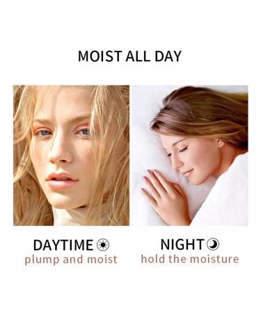 Natural Lip Plumper Set - Day & Night Serum for Natural Lip Care (2pcs) - Buy Online on GoSupps.com