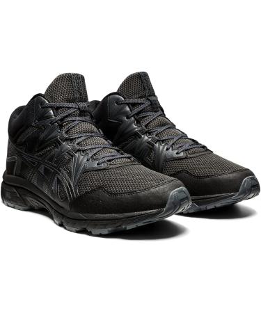 ASICS Men's Gel-Venture 8 Mid Top Running Shoes 10.5 - Black/Black - Buy Online on GoSupps.com