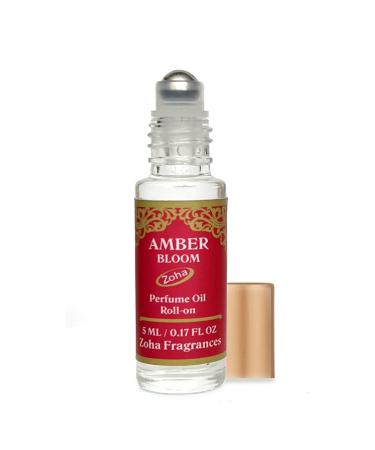 Zoha Amber Bloom Perfume for Women and Men | Alcohol Free & Essential Oil Based Roll On Perfumes | Vegan & Long Lasting Perfume | Made in USA (5 ml/.17 Oz) 5ml/0.17fl Oz - Buy Online on GoSupps.com