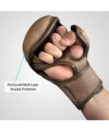 Hayabusa T3 LX Leather 7oz MMA Sparring Training Gloves - Men & Women Medium - Buy Online on GoSupps.com