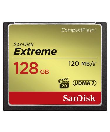 SanDisk 128GB Extreme CompactFlash Memory Card UDMA 7 Speed Up To 120MB/s - SDCFXSB-128G-G46 - Buy Online on GoSupps.com
