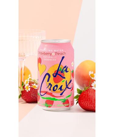 LaCroix Eau p tillante Fraise P che 300 ml (lot de 8) P che fraise 12 ml (Lot de 8) - Buy Online on GoSupps.com