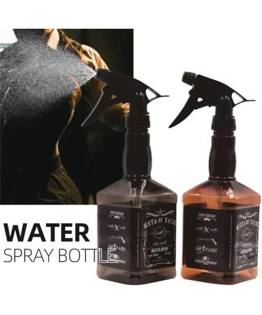 500ML Retro Hairdressing Spray Bottle | Black Liquid Pump for Salon Gardening & Household Use - Buy Online on GoSupps.com