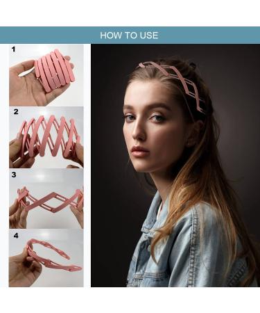 FERCAISH 10 PCS Foldable Headbands - Adjustable Hair Hoop Accessory for Girls & Kids - Non-Slip Portable Hair Bands for Travel, Washing & Makeup in Multiple Colors - Buy Online on GoSupps.com