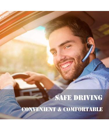 COMEXION Bluetooth Headset V5.0 - Hands-Free Earpiece with Noise Canceling Mic - Buy Online on GoSupps.com