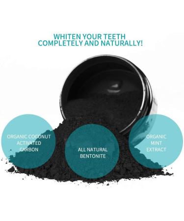 Activated Charcoal Teeth Whitening Powder - Roadwi Tooth Whitening for a Brighter Healthier Smile - Buy Online on GoSupps.com