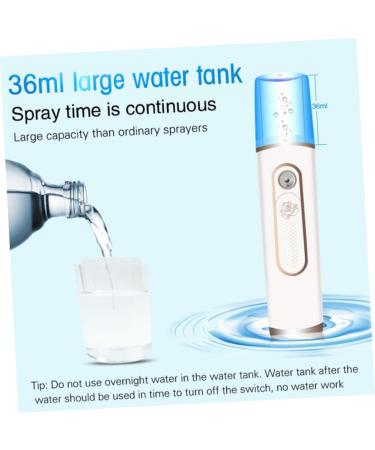 Housoutil Nanometer Sprayer Facial Sprayer Rechargeable Mist Sprayers Personal Moisturizing Humidifier Facial Mist Clarinet Bags Clippers Brush Cleaner Skin Care White Face Steamer - Buy Online on GoSupps.com