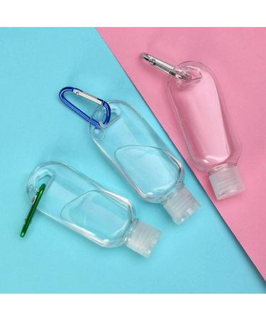50 Pack 50ml Travel Plastic Keychain Bottles - Portable Leakproof Squeeze Containers for Lotion and Soap - Refillable Empty Bottles - $0.89/count - Buy Online on GoSupps.com