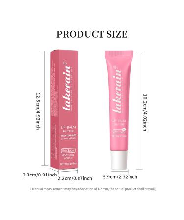 Moisturizing Lip Butter Balm | Ultra-Nourishing Hydrating Mask | Lip Glow Oil Makeup #6 Pink Sugar - Shop Internationally - Buy Online on GoSupps.com